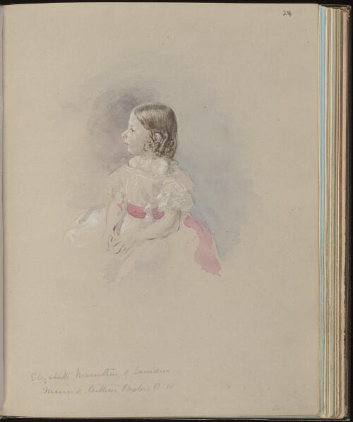 Elizabeth Macarthur of Camden, 1845 [picture] / [Emily Macarthur]