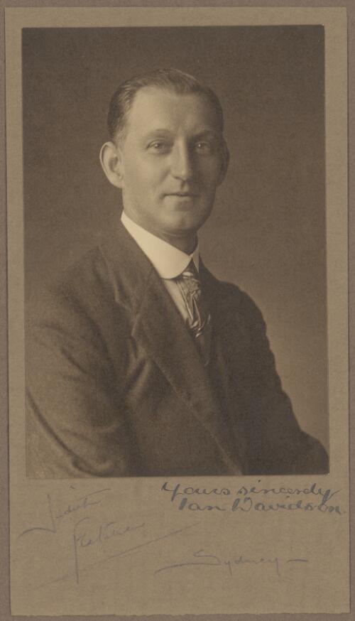 Portrait of Ian Davidson, ca. 1920s [picture] / Judith Fletcher, Sydney