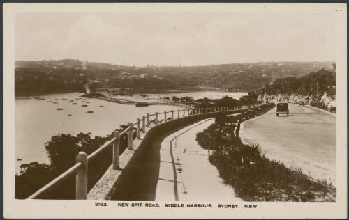 New Spit Road, Middle Harbour, Sydney, N.S.W., 1931? [picture] / Samuel Wood, Sydney