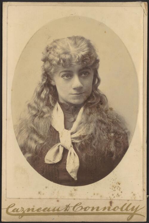 Portrait of Miss Amie Coppin, 1884 [picture] / Cazneaux & Connolly