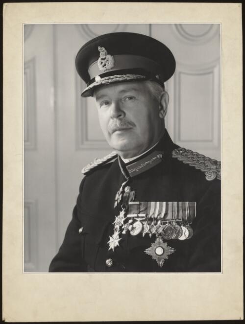 Sir Rohan Delacombe, Governor of Victoria, approximately 1964 [picture] / Athol Shmith