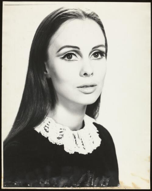 Model with long dark hair, ca. 1966 [picture] / Athol Shmith
