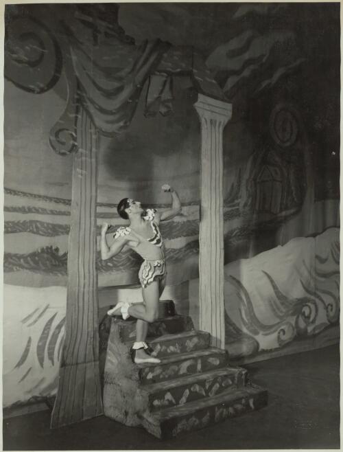 Anton Dolin in Protée, Covent Garden Russian Ballet Australian tour, 1938 or 1939 [picture] / Spencer Shier