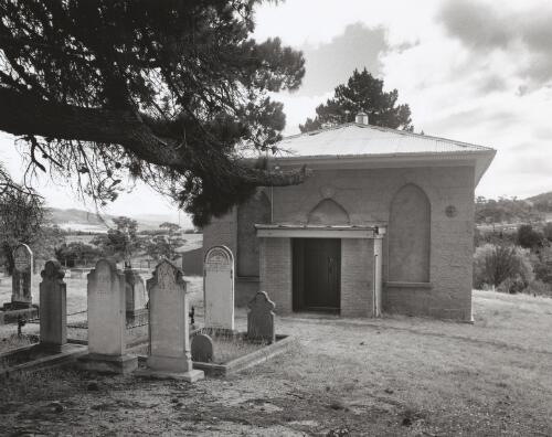 Methodist Church and graveyard Lawitta Street in Magra, New Norfolk region, Tasmania, 1995 [picture] / Mike Key