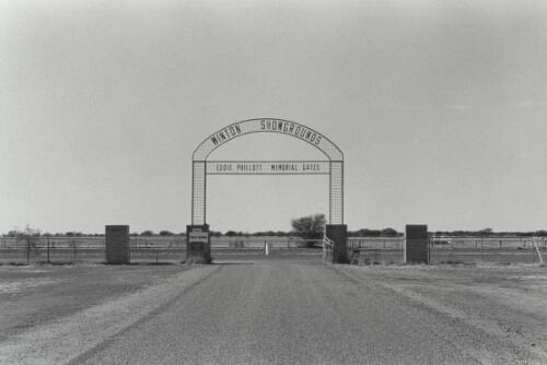 Eddie Phillot Memorial Gates, Winton Showground [picture]