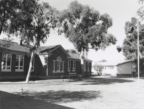 Victor Harbour (sic) High School. Established 1910. This site 1957 [picture]