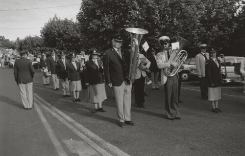Castlemaine State Festival: Fringe Festival parade - Brass band [picture] / Joyce Evans