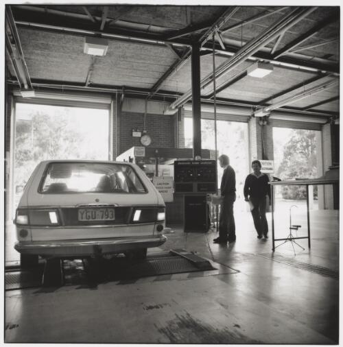 Government Vehicle Testing Station, Dickson, Canberra, 1 [picture] / Loui Seselja