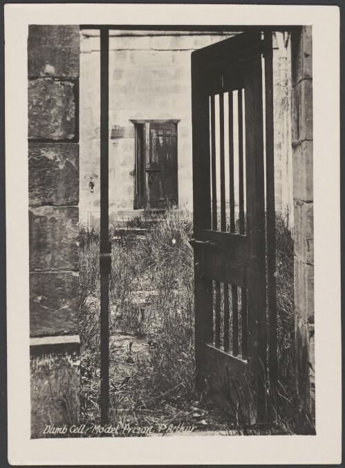 Dumb Cell, Model Prison, Port Arthur, Tasmania, ca. 1913? [picture] / J.W. Beattie