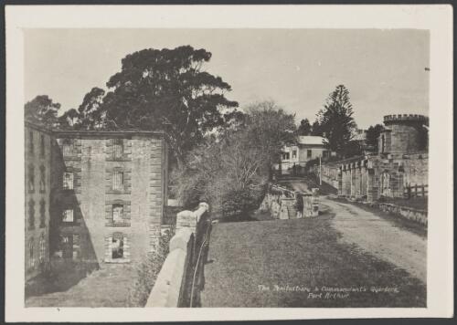 The Penitentiary and Commandant's Quarters, Port Arthur, Tasmania, ca. 1913? [picture] / J.W. Beattie