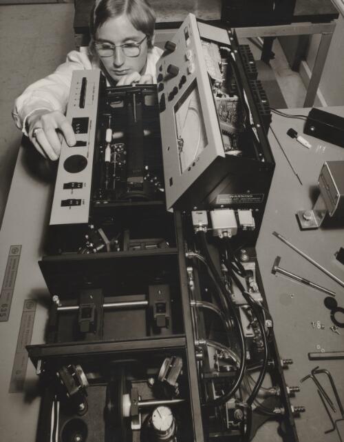 Testing products, Varian Techtron, Mulgrave, Melbourne, 1974 Wolfgang Sievers