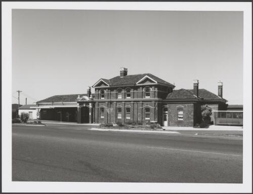 Warrnambool Railway Station. West Coast Railways system. Merri Street, Warrnambool. 15/2/1997 [picture] / Robert Deane