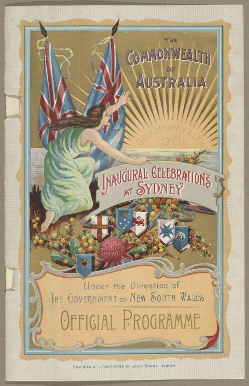 Official programme to the Commonwealth of Australia inaugual celebrations at Sydney, 1901 [picture]