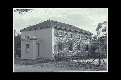 Redruth (now Burra) Courthouse, 1857 closed 1986, court transferred to Clare.  National Trust [picture] / Brendon Kelson
