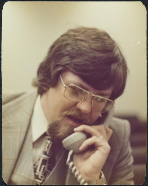 Registrar Algis Radzevicius, 1976 [picture] / D.J. McKenzie