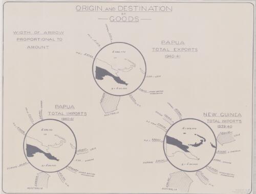 Origin and destination of goods / prepared by Directorate of Research, L.H.Q. Dec. 24 43