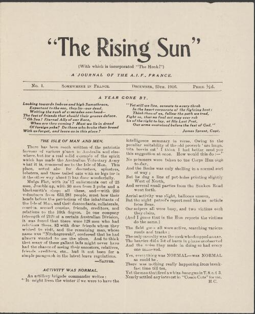 The Rising sun