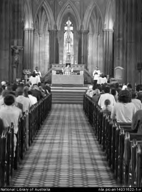 St Patrick's Cathedral, Melbourne. Interior, 1973, 1 [picture] / Wolfgang Sievers