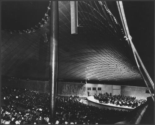 Sidney Myer Music Bowl, opening concert, 1959 (picture] / Wolfgang Sievers