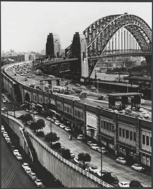 Sydney Harbour Bridge northern approaches, New South Wales, 1961, 2 [picture] / Wolfgang Sievers