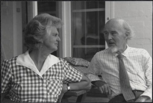 Portraits of Professor Manning Clark and his wife Dymphna, Forrest A.C.T., 1984 [picture] / Alec Bolton