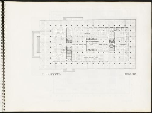Sketch plan ground floor of the National Library of Australia, 1968 [picture]