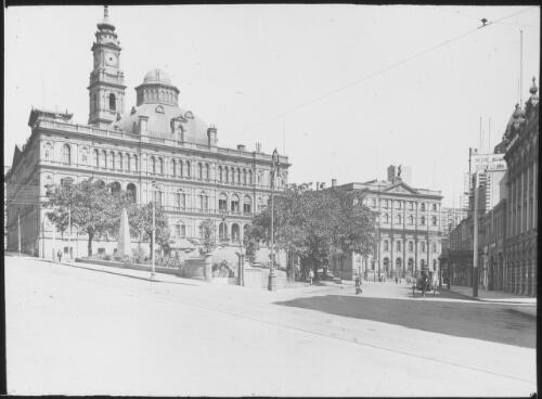 Lands office in Loftus Street, Sydney, ca. 1900 [transparency]
