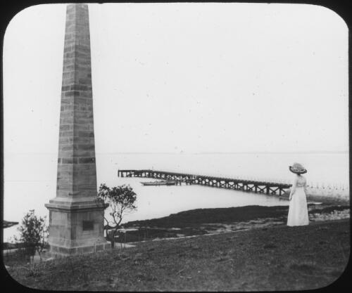 Captain Cook's landing place at Botany Bay, Kurnell, New South Wales, ca. 1906 [transparency]