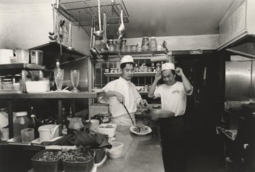 Restaurant kitchens in Oxford Street, Sydney [picture] / Suzon Fuks