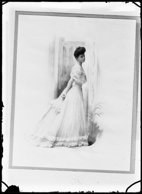 Portrait of an unidentified woman, Freeman's Studio, Sydney, New South Wales, ca. 1900s [picture] / Harold Cazneaux