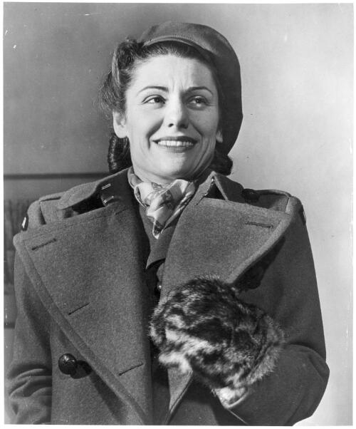 Peggy van Praagh in ENSA uniform, ca. 1945 [picture]