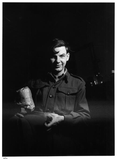 Arthur Boyd in uniform c.1941 [picture] / Albert Tucker
