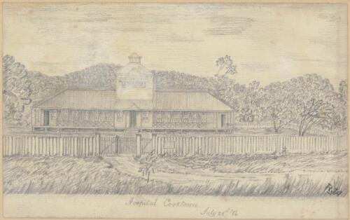 Hospital in Cooktown, Queensland, 28 July 1886 [picture] / RJA