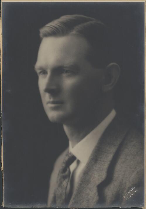 Portrait of Harold B. Daley, brother of C.S. Daley, ca. 1925 [picture] / Salmon, Albury