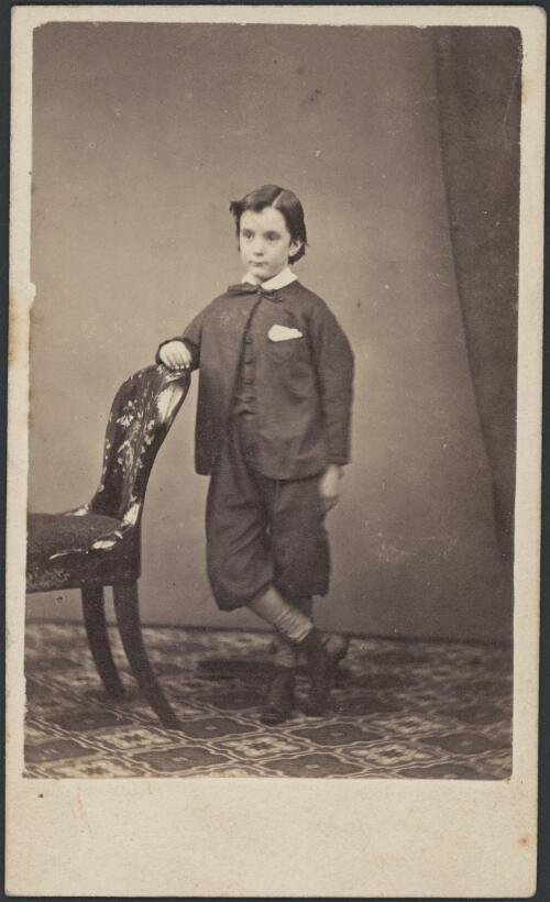 Portrait of Alfred Deakin[?] as a boy, 1864 [picture] / Montagu Scott