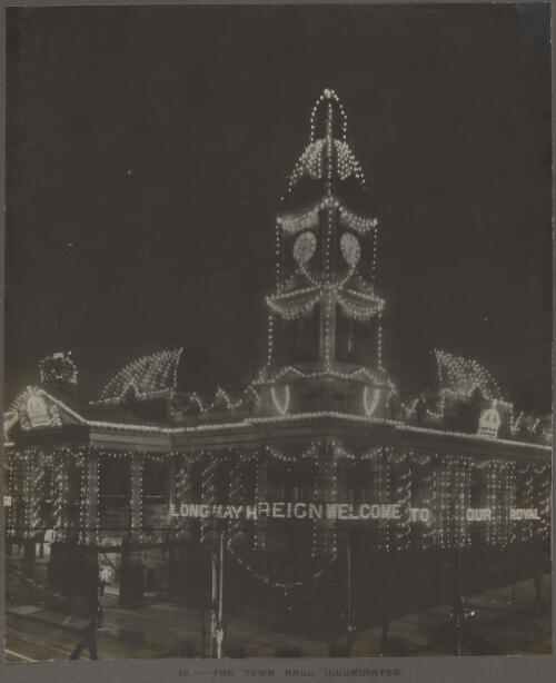 Town Hall illuminated [picture]