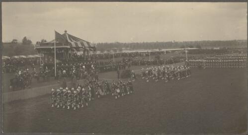 [Flemington racecourse, horse parades and marches] [picture]