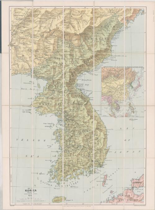 Map of Korea / prepared by Angus Hamilton F.R.G.S. 1904