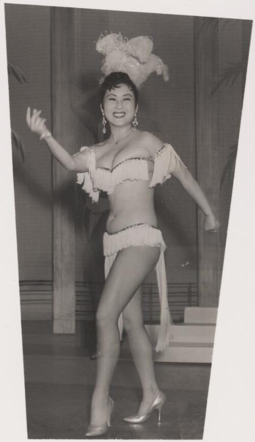 Portrait of Japanese strip-tease artist, Cherry Minato, ca. 1960, 2 [picture] / produced by H. Williamson & Co., Sydney