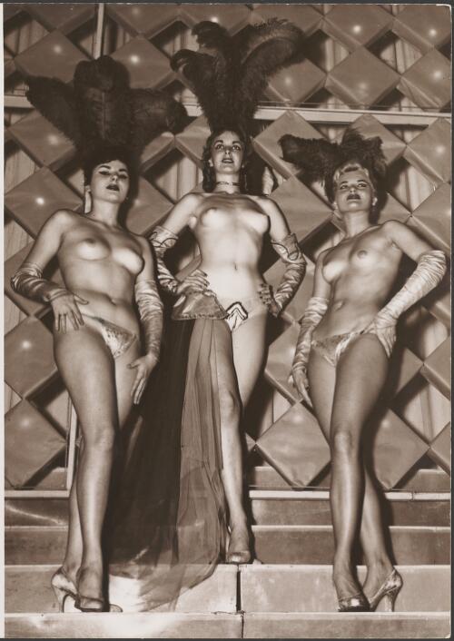 Portrait of three showgirls, ca. 1960, 2 [picture] / produced by H. Williamson & Co., Sydney