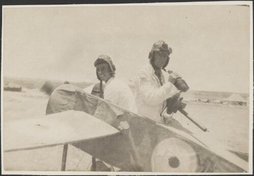 Wal Shiers and Clutterbuck, aerobatic team, Royal Australian Air Force, 19-- [picture]