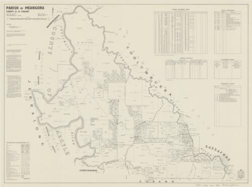 Parish of Meangora, County of St. Vincent [cartographic material] / printed & published by Dept. of Lands Sydney