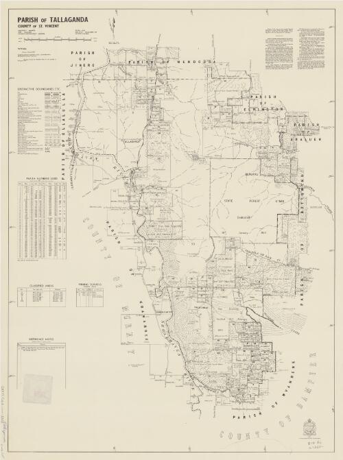 Parish of Tallaganda, County of St. Vincent [cartographic material] / printed & published by Dept. of Lands Sydney