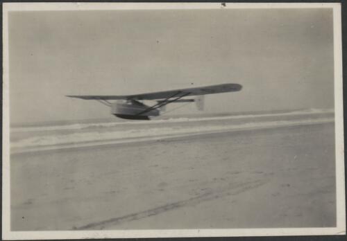 Pilot Milne and glider, Southport, 1936 [picture]