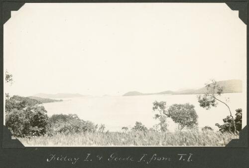View of Friday and Goods Island from Thursday Island, Queensland, ca. 1928 [picture] / Charles Maurice Yonge