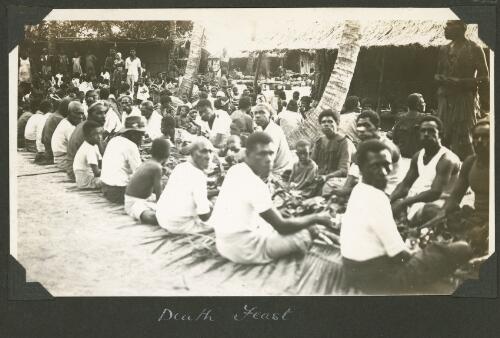 Death feast, Meer Island, Queensland, ca. 1928 [picture] / Charles Maurice Yonge