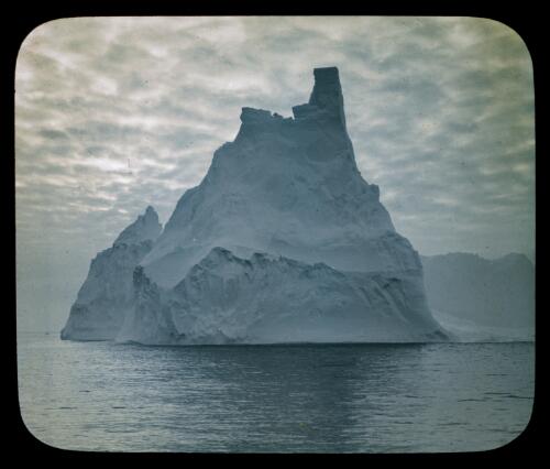 A turreted berg [Australasian Antarctic Expedition, 1911-1914] [picture] / [Frank Hurley]