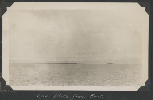 The Low Islands from the east, Queensland, ca. 1928 [picture] / C.M. Yonge