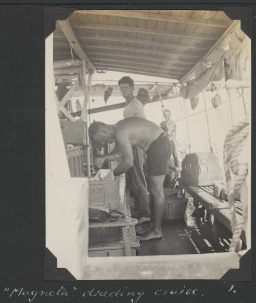 Dredging cruise, Queensland, ca. 1928 [picture] / C.M. Yonge
