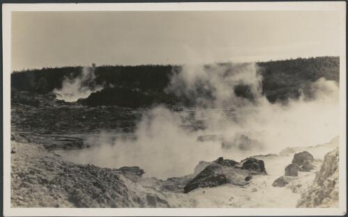 Hot springs, Rotorua, New Zealand, 1929, 3 [picture] / C.M. Yonge